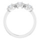 Platinum 0.75 Carat Natural Diamond Anniversary Band