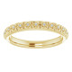 14 Karat Yellow Gold .03 CDiamond Stackable Ring | AfricaGems