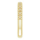 14 Karat Yellow Gold .03 CDiamond Stackable Ring | AfricaGems