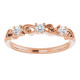 14 Karat Rose Gold 0.20 CDiamond Stackable Ring | AfricaGems