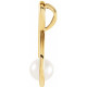 PerfeCarat Gift Idea in 14 Karat Yellow Gold Freshwater Cultured Pearl Pendant