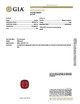 GIA Certed Ruby 3.05 Carat Weight Gemstone, Cushion Cut, 8.08x7.6x5.71mm at AfricaGems