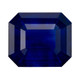 Blue Sapphire 6.2 Carat Weight Gemstone, Emerald Cut, 11.21x9.63x5.8mm at AfricaGems