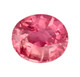 GRS Certified Padparadscha Sapphire - Oval Cut - 1.01 Carat Weight - 6.45x5.59x3.04mm