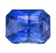 Blue Sapphire - Radiant Cut - 4.06 Carat Weight - 9.63x7.45x5.63mm at AfricaGems