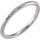 Platinum .025 Carat Natural Diamond Band Size 19.5