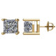 Buy 14 Karat Yellow Gold 2 Carat Diamond Earrings