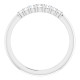 Genuine Diamond Ring in Sterling Silver 1/6 Carat Diamond Stackable Ring