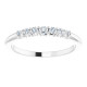 Genuine Diamond Ring in Sterling Silver 1/6 Carat Diamond Stackable Ring