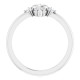 Genuine Diamond Ring in Platinum 0.20 Carats Diamond Ring