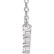 Genuine Diamond Necklace in Sterling Silver 0.25 Carat Diamond Art Deco 16 inch Pendant