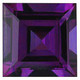 Alexandrite Square Step Cut in Grade GEM | Chatham Lab Stone