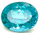 Paraiba Blue Spinel Oval Cut Gemstone in Grade GEM | Chatham Lab Stone