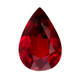 GRS Certified Pigeon Blood Ruby - Pear Cut - 3.08 Carats - 10.98x7.45x4.82mm