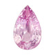 No Heat Pear Shape Pink Sapphire Gem, 4.05 Carats, 12.19x7.74x5.47mm, GIA Cert