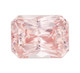 Ring Stone Radiant Padparadscha Sapphire Gem, 2.24 Carats, 7.8x5.72x4.96mm, GIA Cert