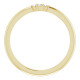 14K Yellow .03 CTW Diamond Stackable Ring