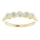 14 Karat Yellow Gold 0.33 Carat Diamond Ring..