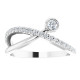 Genuine Diamond Stylish Platinum Ring in Platinum with 0.33 carats of Diamonds