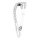 Genuine Diamond Stylish Platinum Ring in Platinum with 0.33 carats of Diamonds