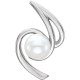 Shop 14 Karat White Gold Freshwater Pearl Pendant.