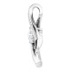 14 Karat White Gold 0.33 Carat Diamond Pendant.