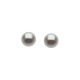 14 Karat White Gold Cultured White Freshwater Pearl Earrings.