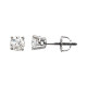 Natural Diamond Earrings in Platinum 1/2 Carat Diamond Stud Earrings..