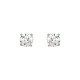 Natural Diamond Earrings in Platinum 1/2 Carat Diamond Stud Earrings..