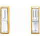 14 Karat Yellow Gold 0.50 Carat Diamond Earrings.....