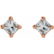 14K Rose 1/3 CTW Natural Diamond Earrings