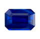GIA Certified Blue Sapphire Emerald Pendant Stone - 3.06 carats - 9.2 x 6.49 x 4.72mm