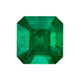 Emerald Ring Stone - Asscher Cut - Rich Green - 0.91 carats - 6.06 x 5.89 x 4.2mm