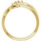 Two Stone Ring Mounting in 18 Karat Yellow Gold for Round Stone
