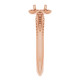 Halo Style Knife Edge Engagement Ring Mounting in 10 Karat Rose Gold for Round Stone