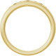 Family Gypsy Set Ring Mounting in 10 Karat Yellow Gold for Round Stone