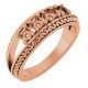 Family Ring Mounting in 10 Karat Rose Gold