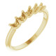 Family Ring Mounting in 10 Karat Yellow Gold for Round Stone...