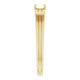 Solitaire Ring Mounting in 10 Karat Yellow Gold for Round Stone.