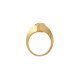 Solitaire Ring Mounting in 14 Karat Rose Gold for Marquise Stone, 6.16 grams