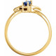 Solitaire Ring Mounting in 18 Karat Rose Gold for Marquise Stone, 2.96 grams