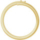 Engravable Family Ring Mounting in 18 Karat Yellow Gold for Round Stone, 4.07 grams