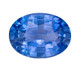 4.08 ct Rich Blue Sapphire Gem in Oval Shape, GIA Cert,  11.38 x 8.32 x 5.01 mm