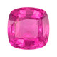 Pure Hot Pink Sapphire, 4.00 Carat Cushion 9.27 x 5.03 mm, GIA Certed