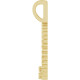 Family Circle Necklace or Pendant Mounting in 18 Karat Yellow Gold for Round Stone, 1.57 grams