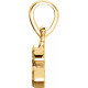 Three Stone Pendant Mounting in 14 Karat Yellow Gold for Round Stone, 0.36 grams