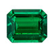 Super Gem 3.96 Carat Vivid Green Emerald, Crystal Clarity in Octagon Cut, 11.49 x 9.44 x 5.15 mm, GRS Certified