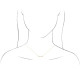 14K Rose 1/4 CTW Natural Diamond French-Set Bar 16" Necklace