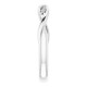 Sterling Silver .02 CTW Natural Diamond Stackable Twisted Ring