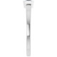 Platinum 1/4 CT Lab-Grown Diamond Ring